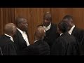 Senzo Meyiwa Trial: Adv Mngomezulu, Mnisi and Mshololo bayavutha. Baloyi udlala ngabo