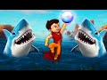 Super Bheem - Planet Of Sharks | Animated cartoons for kids | Stories for Kids