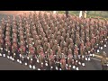 RajRif or Rajputana Rifles marching soldiers of Indian Army : R Day 2019