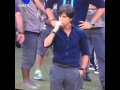 Germany World Cup 2014  Coach Joachim Low picks his nose then shakes Cristiano Ronaldo's hand after