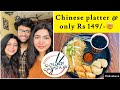 Rs. 149 main CHINESE PLATTER🤯😍 | Jammu New Restaurant | GOLDEN CHOPSTICKS | vlog | #3shaukeen | #124
