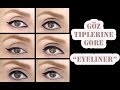 Eyeliner Göz Tiplerine Göre Nasıl Sürülür "Applying eyeliner for different eye shapes"