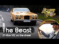 Driving The Beast! 27-litre V12 Spitfire engined car on the street