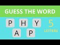 Guess the Jumbled Word by Using the Hint! – Easy – Part 1
