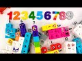 Numberblocks Kids Math Toys Learning Videos in kindergarten and he knows all the Rainbow Numbers