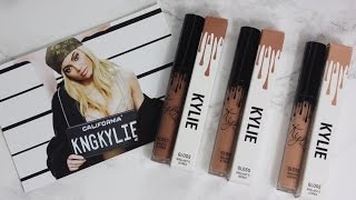 Kylie Cosmetics Lip Glosses Review | First Impressions and Review (Like, Literally, So Cute)