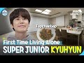[C.C.] KYUHYUN's first solo residence and cooking a low-calorie breakfast #SUPERJUNIOR #KYUHYUN