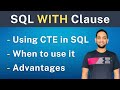SQL WITH Clause | How to write SQL Queries using WITH Clause | SQL CTE (Common Table Expression)