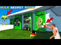 GTA 5 : Franklin & Shinchan Opening Hulk Secret Room And Secret Garage In GTA 5 Telugu !
