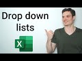 Excel Drop Down List Tutorial