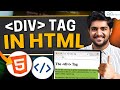HTML DIV Tag Tutorial: How to Use, Position & Style Div Elements (Full Guide in Hindi) | HTML & CSS