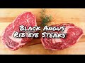Black Angus rib eye Steaks | Πώς θα ψήσω μοσχαρίσια rib eye στα κάρβουνα.