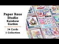 Paper Rose Studio | Rainbow Garden | 34 Cards 1 Collection with Kristie Marcotte