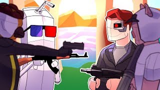 Terroriser & Wildcat vs Vanoss & Smii7y in Pixel CSGO! (Shooty Squad Funny Moments)