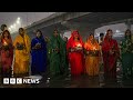 Sacred river pollution posing health risks for Hindu ritual  - BBC News