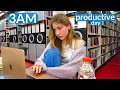 3AM Study Vlog | Productive day in my life, study tips, haircut