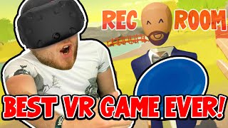 SquiddyPlays - BEST VR GAME EVER! - Rec Room!
