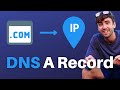 How to Point a Domain Name to an IP Address (DNS A record example)