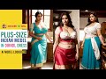 Plus-Size Indian Model in Dirndl Dress Lookbook | AI model lookbook