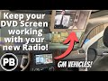 Keep your DVD screens working with new Radio!