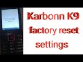 Karbonn K9 Input Phone Password Remove 👍🙏