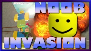 They are Crazy! Roblox Noob Invasion Game, SallyGreenGamer Geegee92 Family Friendly