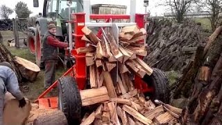 100 Ways to Split Firewood Best Cleaver, Saw and Log Splitter Compilation