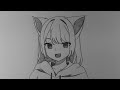 Menggambar anime pemula || Cara menggambar anime Kawaii step by step