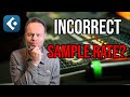 Cubase and audio sample rates; how to best correct an incorrect sample rate?