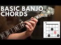 BASIC BANJO CHORDS // Beginner 5-String Banjo Lesson