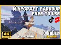 Gameplay - Relaxing Parkour Minecraft 60 FPS 4K - Free to use