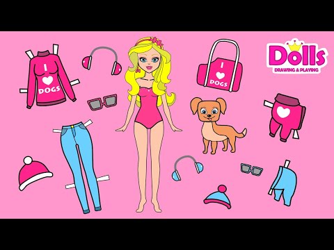 NEW COMPILATION MY FAVORITE PAPER DOLLS DOLLHOUSES