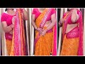 Soft Silk Saree ko Low Waist me kaise Pahene | Saree Draping For Beginners