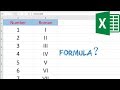 How to Convert a number to Roman numeral in MS Excel 2019