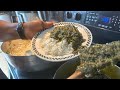 How to cook ￼￼￼￼delicious Liberian potato green over rice🇱🇷
