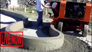 Latest Technology 2017 Mobile Concrete Slipform Curb Machine New Model #SON