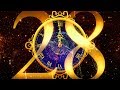 Happy New Year CLOCK 2020 ( v 684 ) Countdown Timer with Sound Effects + Voice 4K