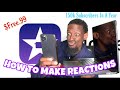 HOW TO MAKE REACTION VIDEOS AT NO COST‼️ | Using ONLY iMovie, iPhone, iPad, MacBook (FOR FREE!!)