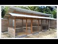 How to make chicken coop with wood at home