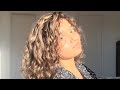 Finally decided to record my full winter wavy/curly hair routine.