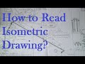 How to read Isometric Drawing? New Pipefitter - PipingWeldingNonDestructiveExamination-NDT