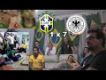 Brasil 1 x 7 Alemanha - reação da galera - "melhores" momentos