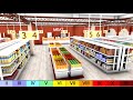 3D Supermarket - 10 Earthquakes Comparison