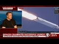 Elon Musk celebrates successful Falcon Heavy rocket launch