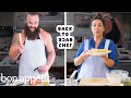 WWE Superstar Braun Strowman Tries to Keep Up with a Professional Chef | Back-to-Back Chef