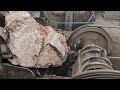 ASMR Quarry Primary ROCK CRUSHER Machine-Rock Quarry Crushing Operations-Rock Crushing Video#goviral