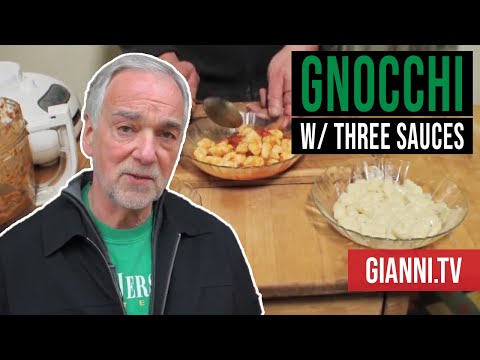Potato Gnocchi With 3 Sauces Italian Recipe Gianni s North Beach