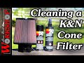 K&N Cone Style Filter Cleaning