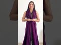Turn your Saree into Gown | No Sew No Cut | Saree as a high slit gown | How to drape saree as dress
