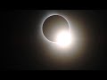 Total Solar Eclipse: Diamond Ring effect, nature sounds and more